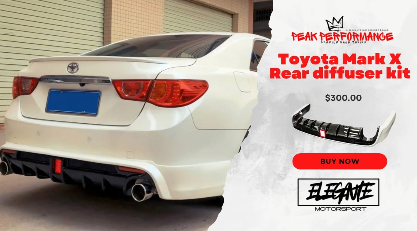Toyota Mark X rear diffuser kit