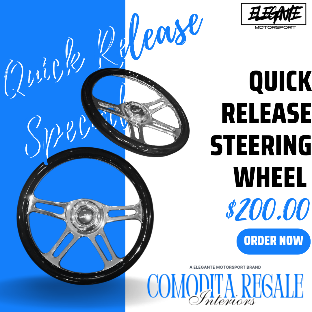 Quick Release Steering wheel